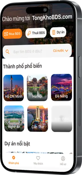 Ứng dụng TongkhoBDS dành cho khách hàng